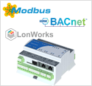 Devices supporting Modbus, BACnet, LonWorks, TCP/IP protocols Devices supporting Modbus, BACnet, LonWorks, TCP/IP protocols